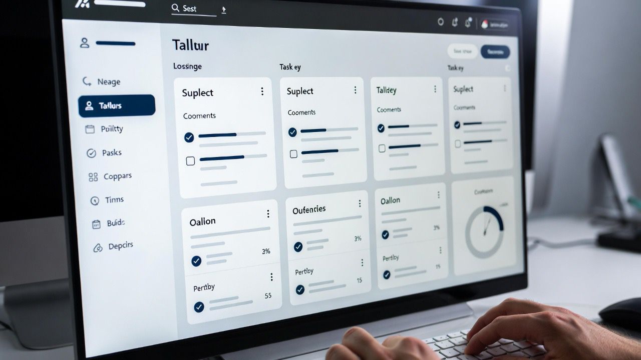 Task management dashboard